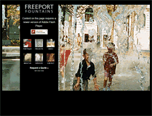 Tablet Screenshot of freeportfountains.com